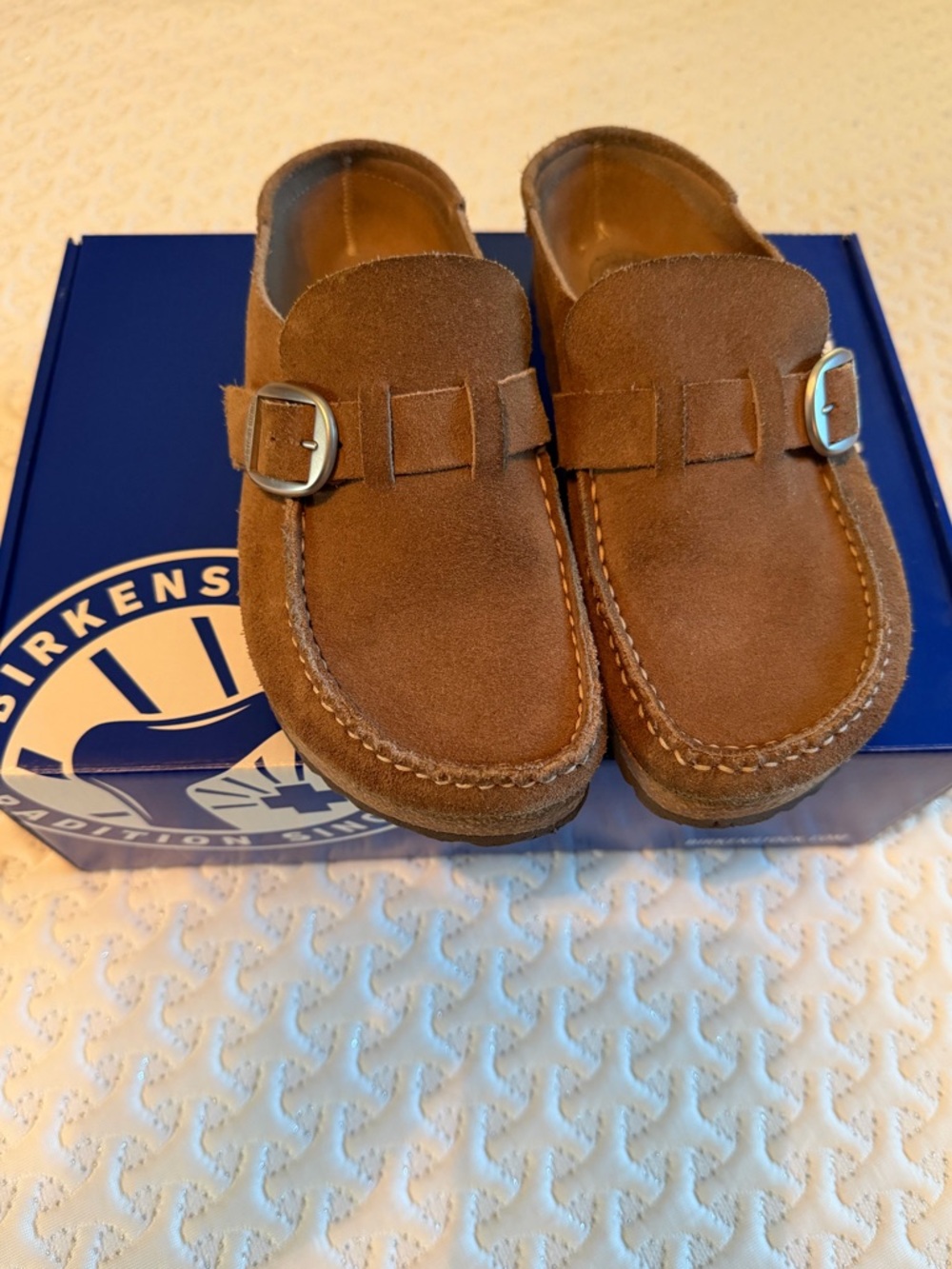 Birkenstock Receipt Print in Black and Blue Ink
